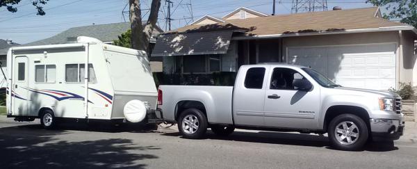 Before lift. New TV- 2013 GMC 1500 Sierra.