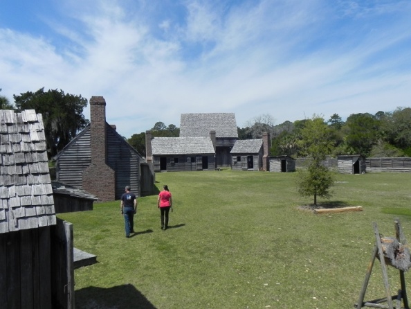 Between Savannah, GA and St. Mary's GA we found Fort King George.  A highlight of the trip, no one wanted to go, but then I couldn't get them to leave