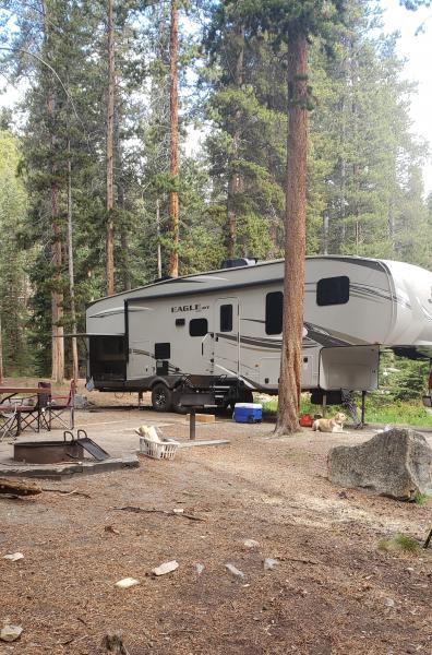 Big horn mountains middle fork campground