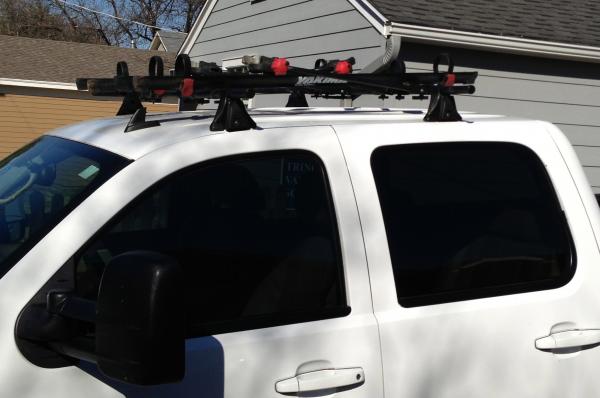 Bike Roof Rack install