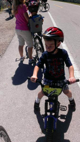 Biking at Mackinaw Island Michigan