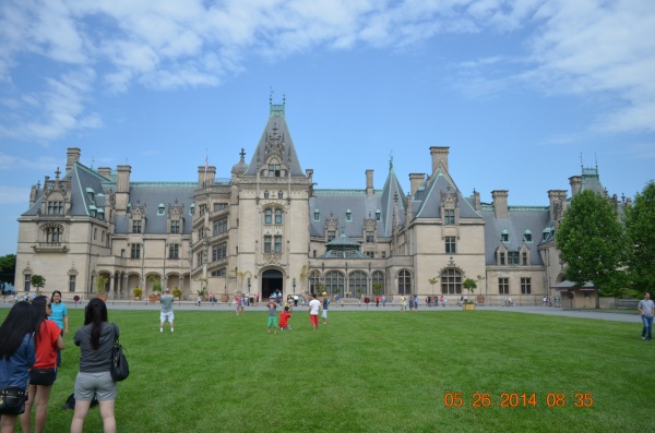 Biltmore Estate in Asheville, NC.  Sitting on 8000 acres and at 178,000 + square feet with 250 rooms, you might call this a nice little country home. 