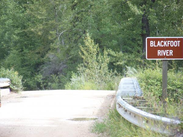 Blackfoot river outside of Missoula.