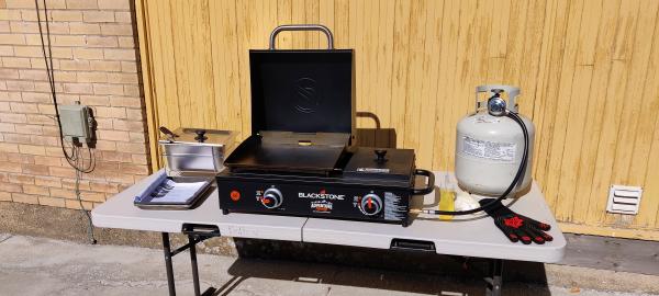 Blackstone griddle/fryer