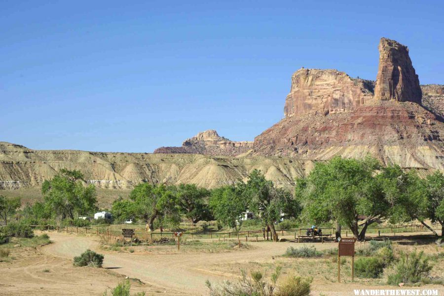 BLM Camp at the San Rafael River