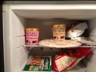 Blue bell!! Glad we have a freezer!