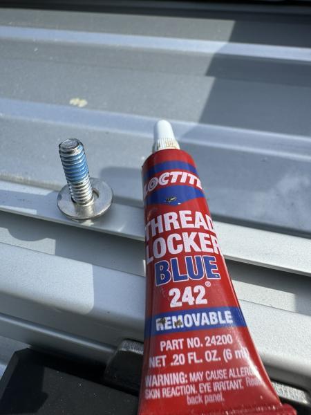 Blue Loctite threadlocker