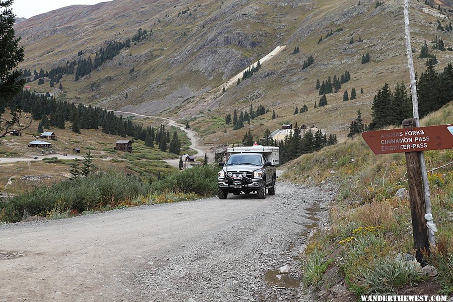 Bob heading out of Animas Forks