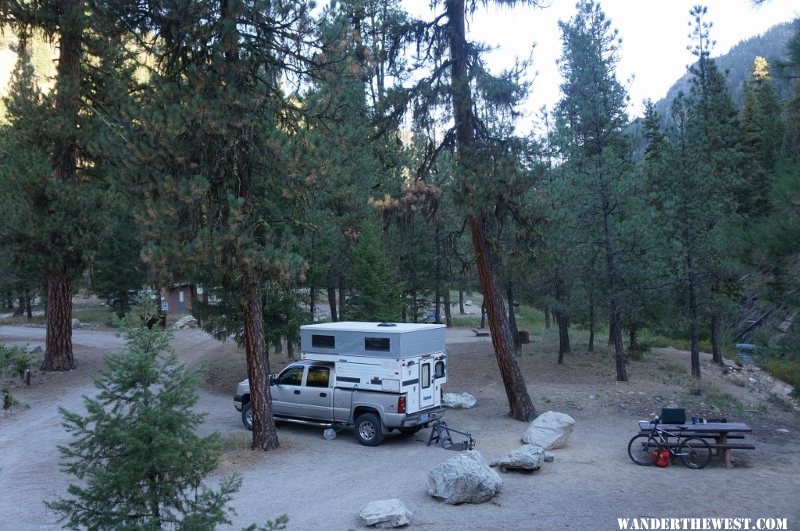 Bonneville camp site