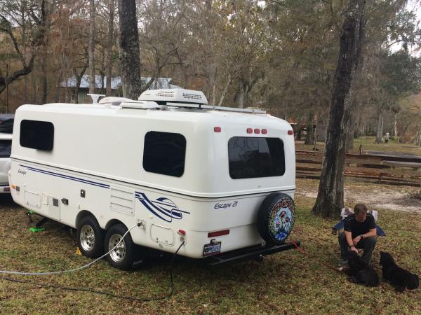 Boondocking on the river.