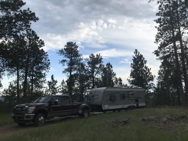 Boondocking outside Deadwood South Dakota