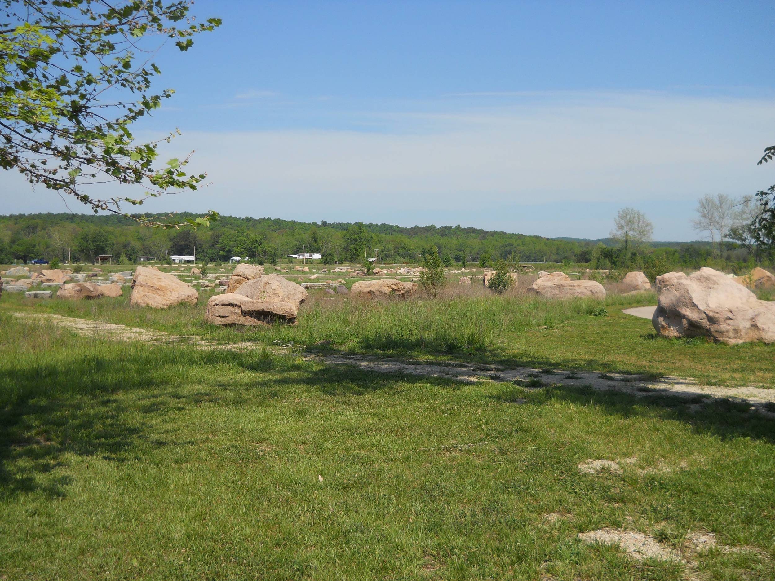 Boulder field at Johnson Shut-ins.