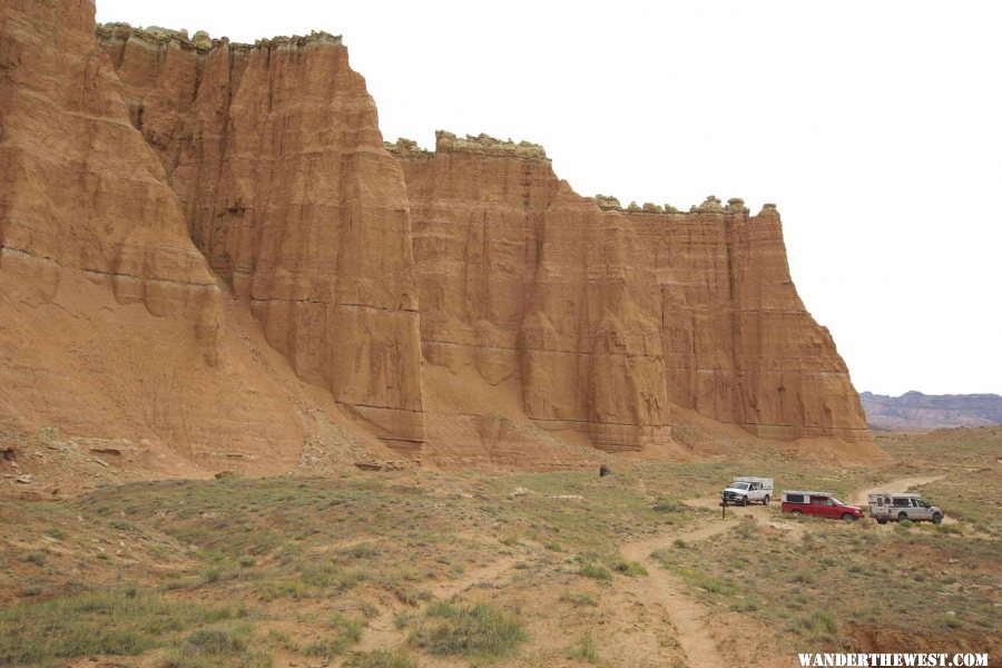 Box Canyon and Parking Lot at the Gypsum Sinkhole