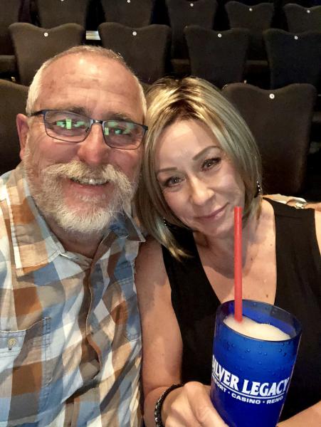 Brad AND Debbie at the Bill Engval show at Silver Legacy , Reno Nv