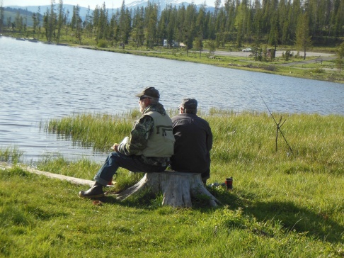 Breakfast and fishing