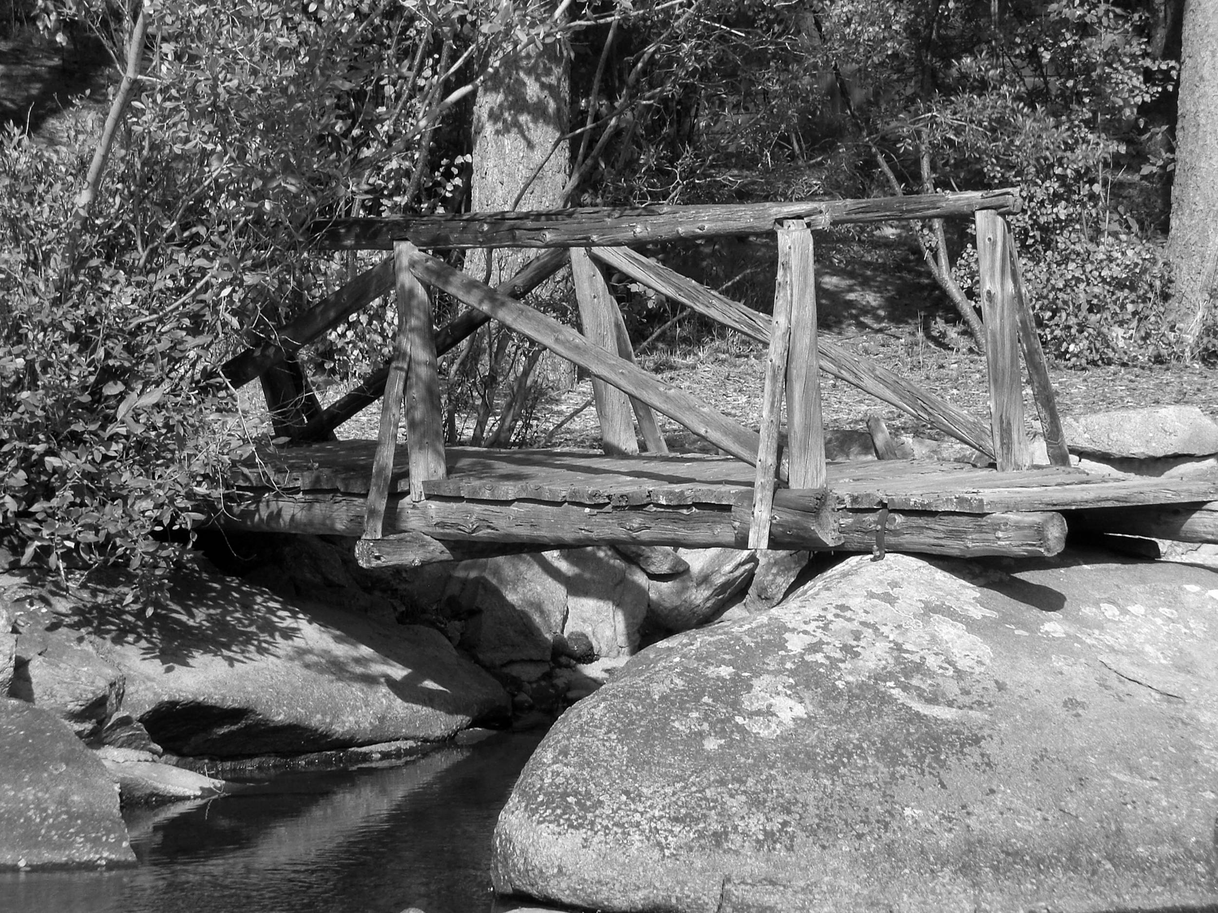 Bridge to nowhere on Big Thompson River