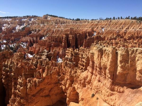 Bryce Canyon NP. It was quite cold there due to the elevation, even though it was the first week of April.