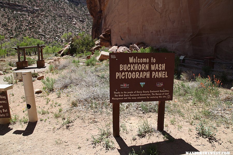 Buckhorn Wash Pictograph Panel