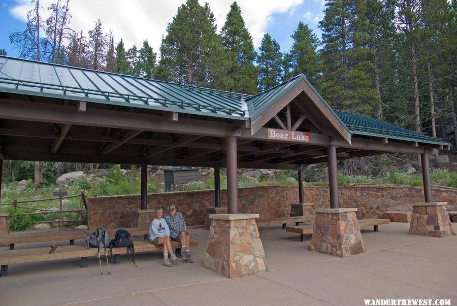 Bus Stop at Bear Lake