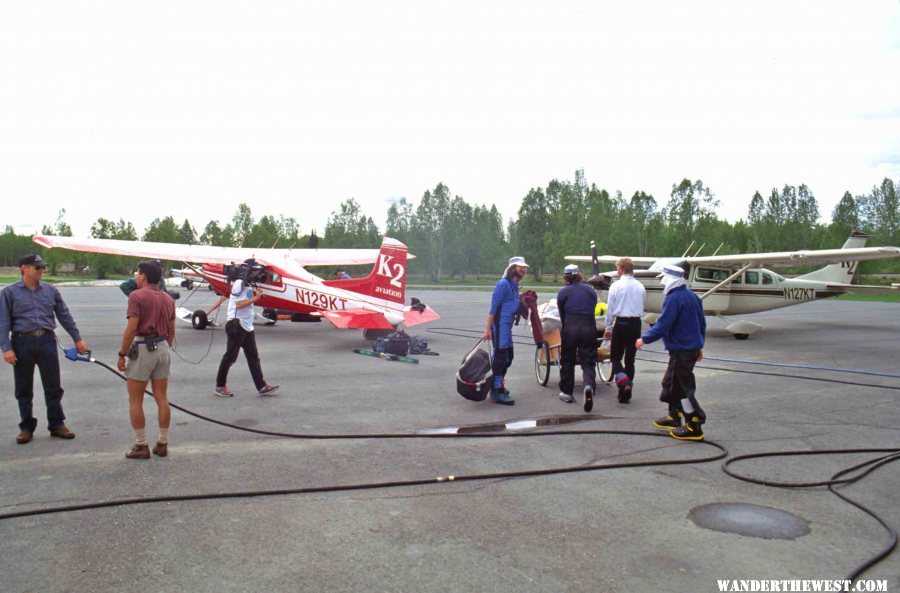 Busy Talkeetna Airport