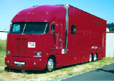 Cabover Motorhome Red