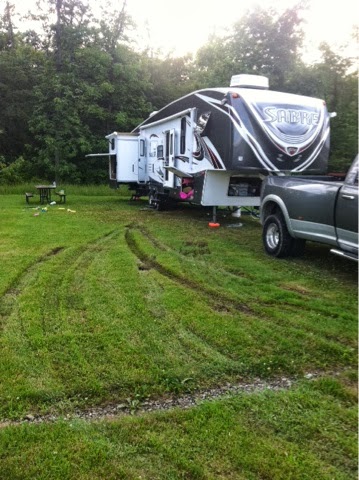 Camp site/parking ruts