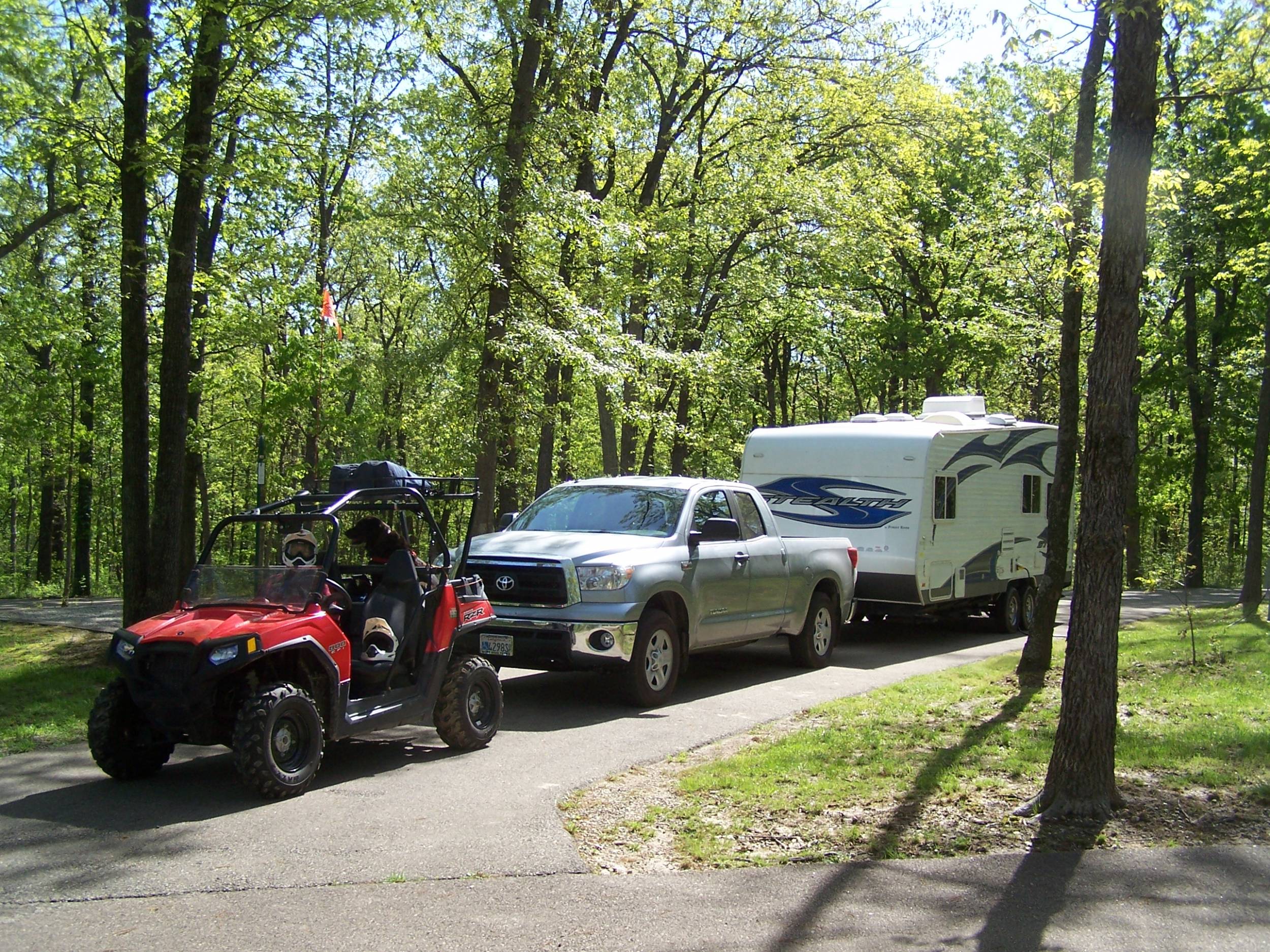 Camp sites water, electric