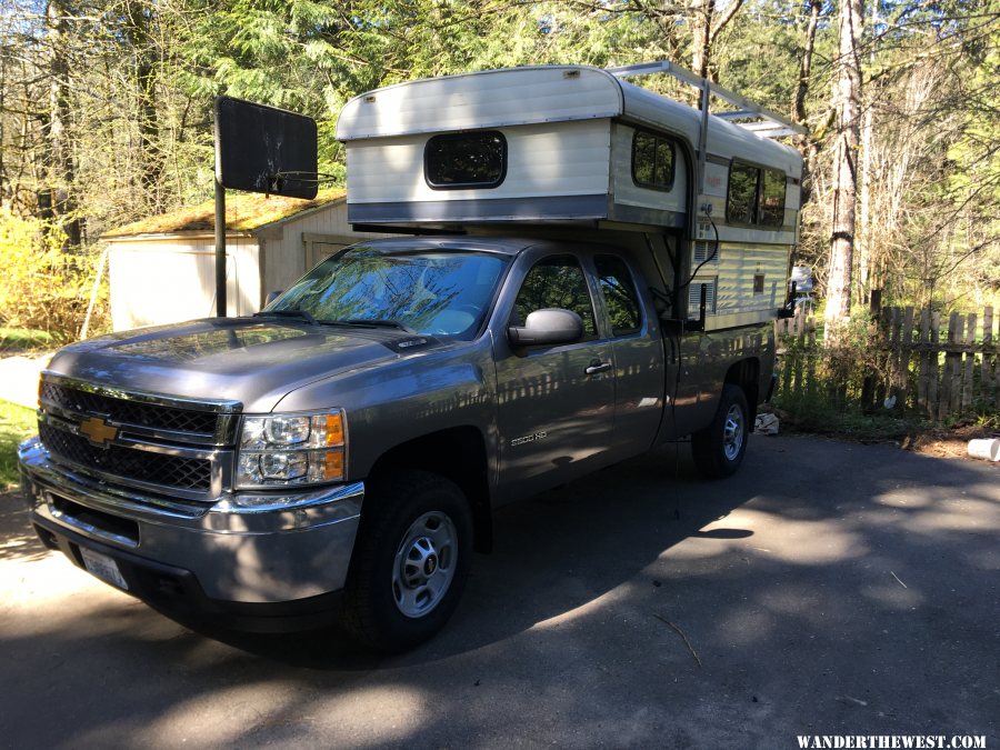 Camper on 2013 Silv 2500