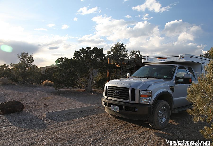 Campground at Berlin Ichthyosaur State Park, Nevada