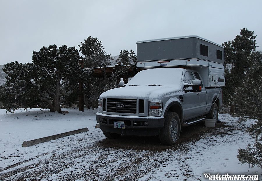 Campground at Berlin Ichthyosaur State Park, Nevada