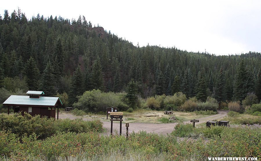 Campground near Slumgullion Pass