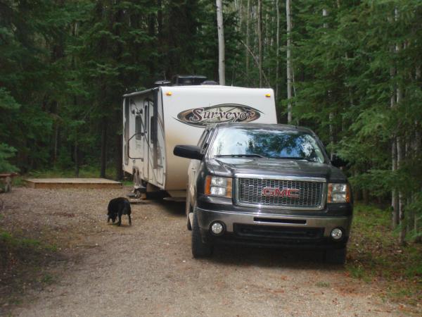 Camping at 60th Parallel NWT