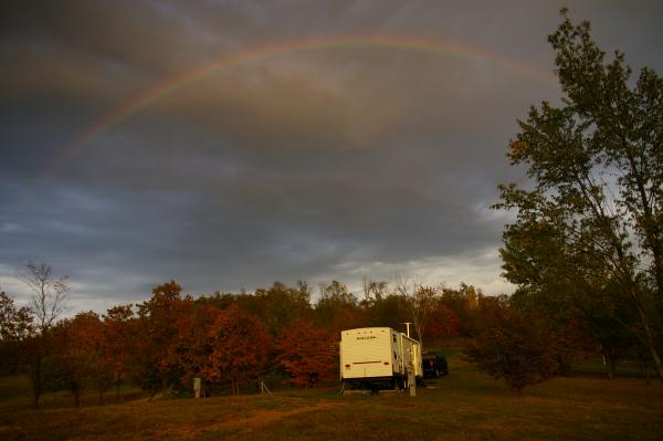 Camping at Buffalo Hills Resort.