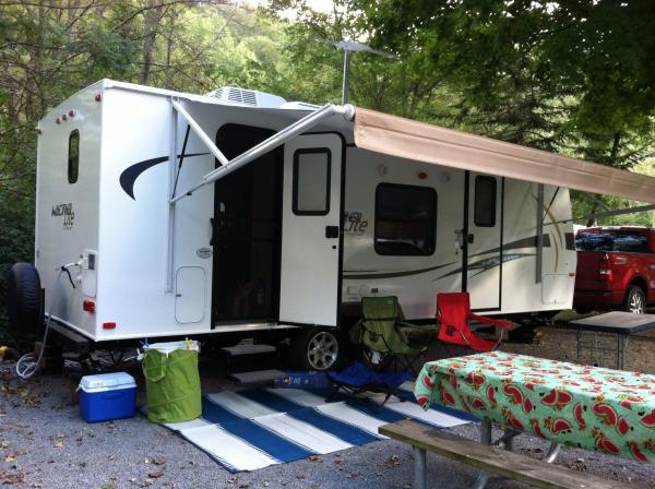 Camping at Hungry Mother Park in Marion, Va