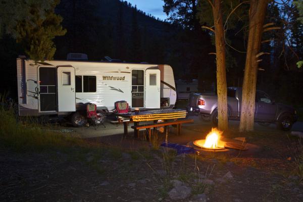 Camping at Smith Moorehouse Resivoir, UT