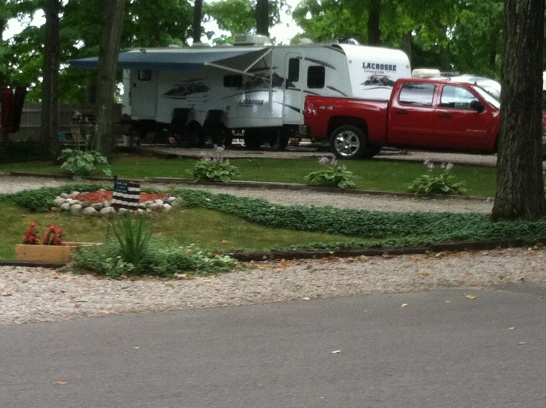 Camping at Traverse City coming back from Goshen