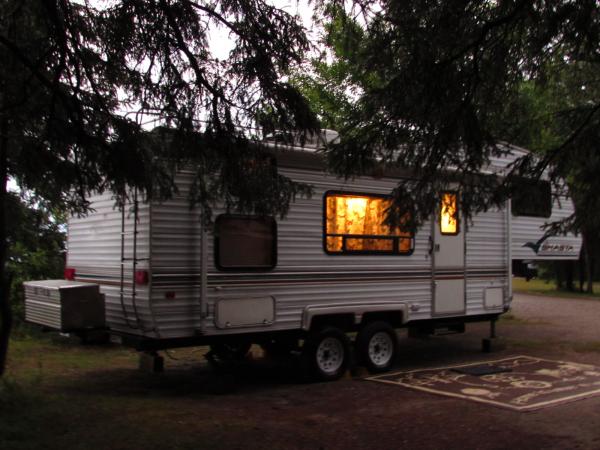 Camping at Wilderness StAte Park, Michigan