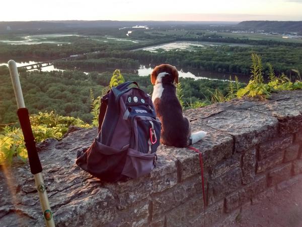 Camping at Wyalusing State Park, Prairie du Chien, Wisconsin