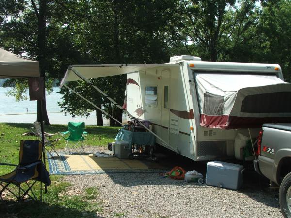 Camping in our Starcraft Antiqua on Norris lake in TN #3