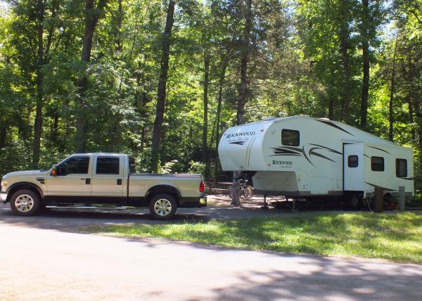 Camping in Withrow SP, AR May 2012