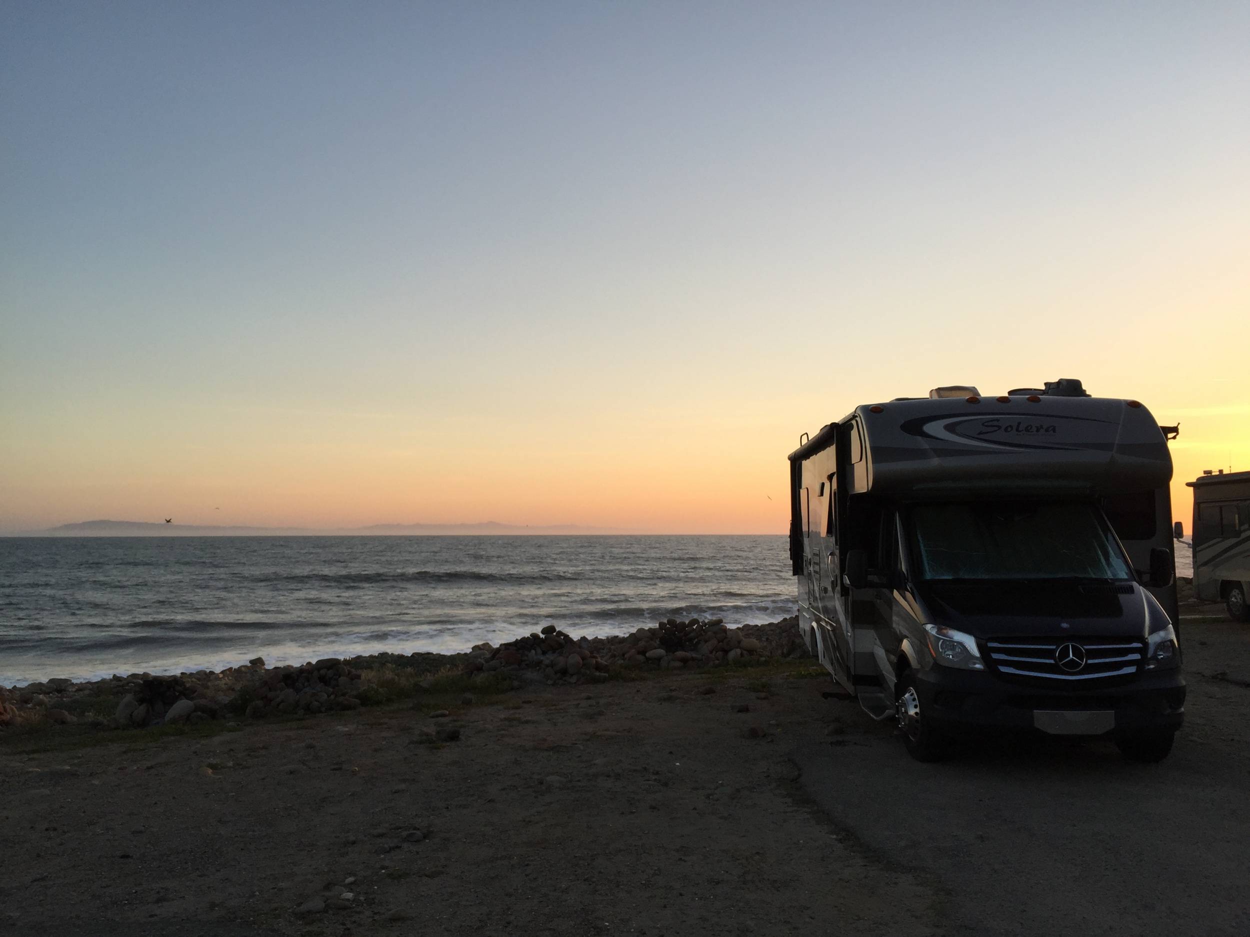 Camping on beach