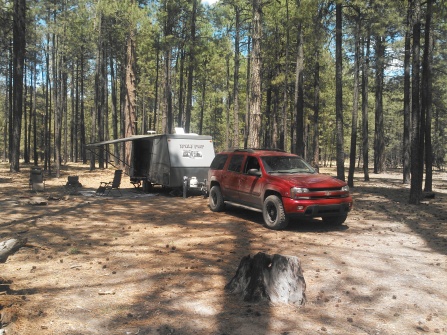 camping on the rim in az.