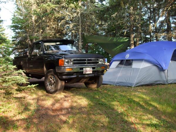 Camping outside of Moncton NB