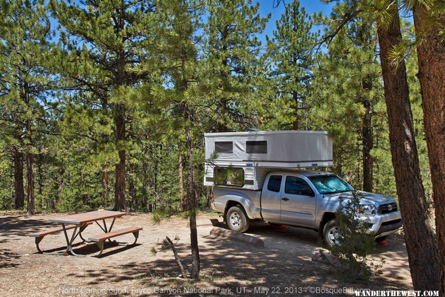 Campsite - Bryce Canyon North Campground