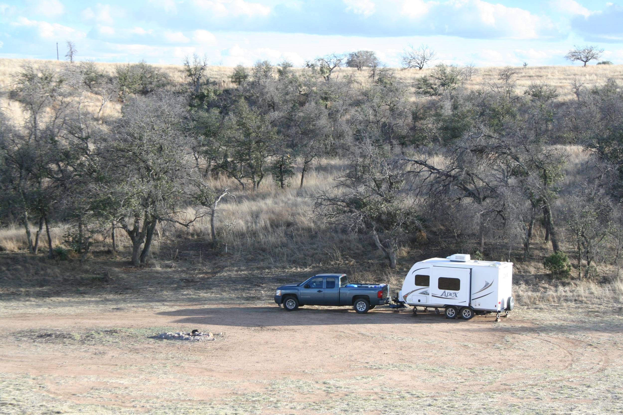 Campsite in the Santa Rita Mountains, Sonoita, AZ