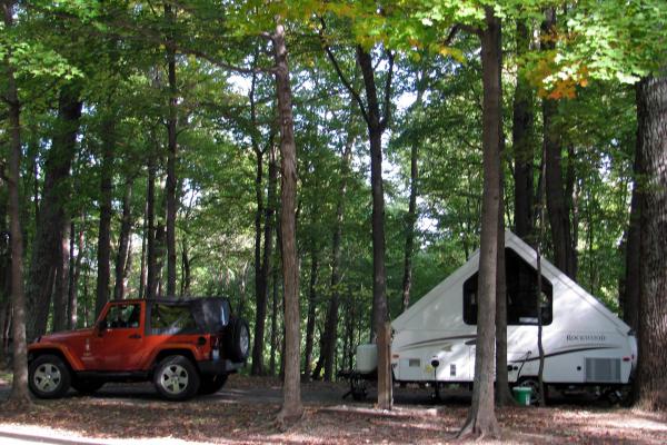 Campsite - Taylor Ridge Section of CG.