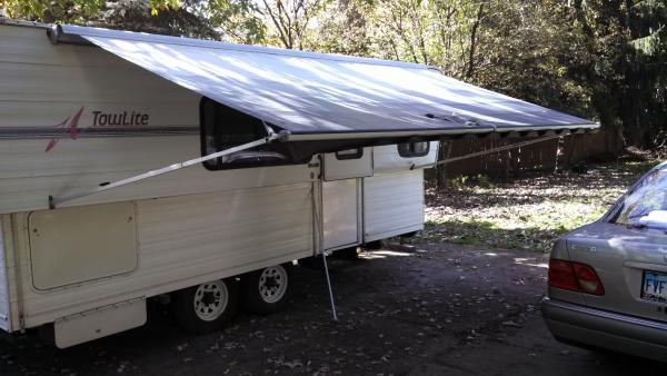 Can't wait to relax under the awning!