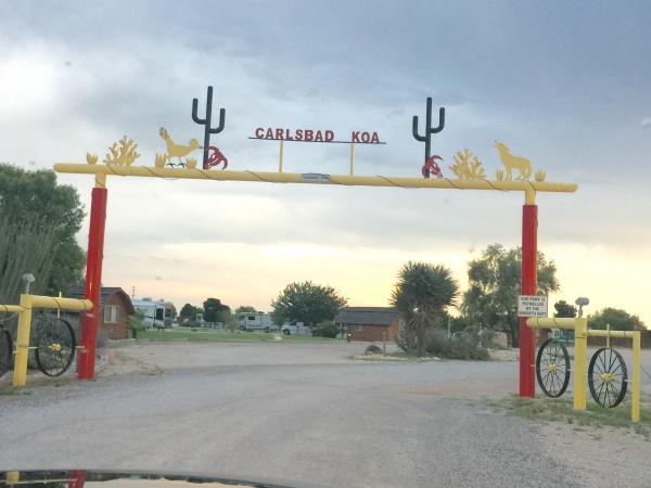 Carlsbad NM KOA --- survived a hail storm here