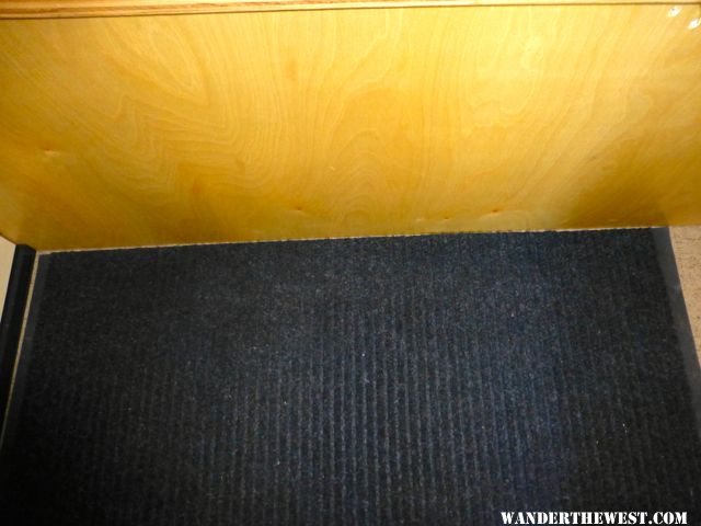 carpet rear edge