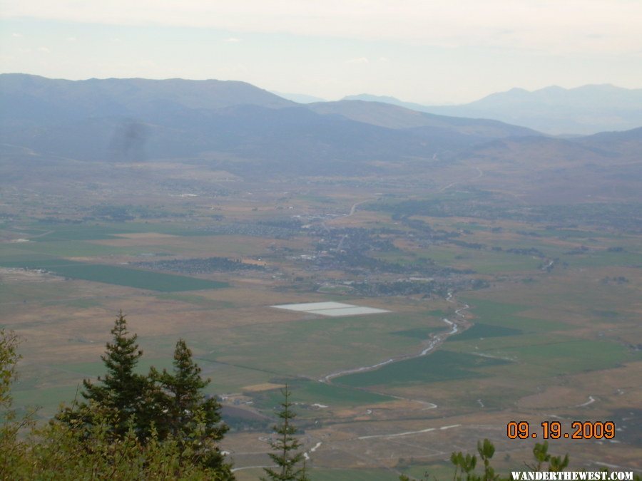 Carson Valley from Genoa Peak